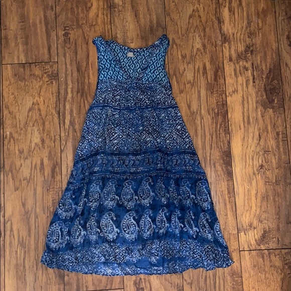 Ecote gauze true blue frock dress - Picture 2 of 3